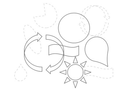 陽光、循環(huán)、綠色、科技因素構(gòu)成正能量科技新LOGO圖形聯(lián)想
