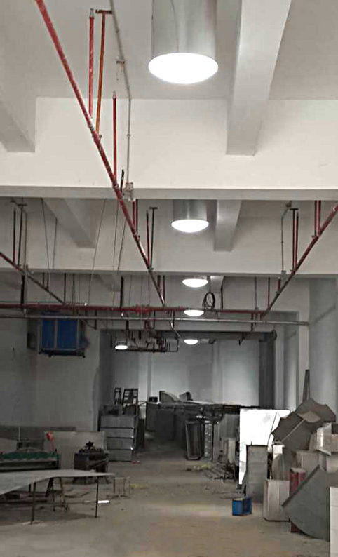正能量光導照明系統室內應用實物圖